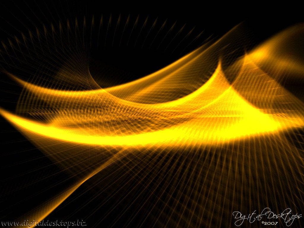 Gold And Black Net Pattern Background
