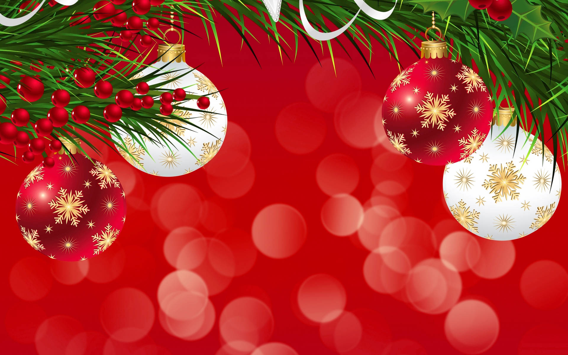 Gold And Red Christmas Background Background