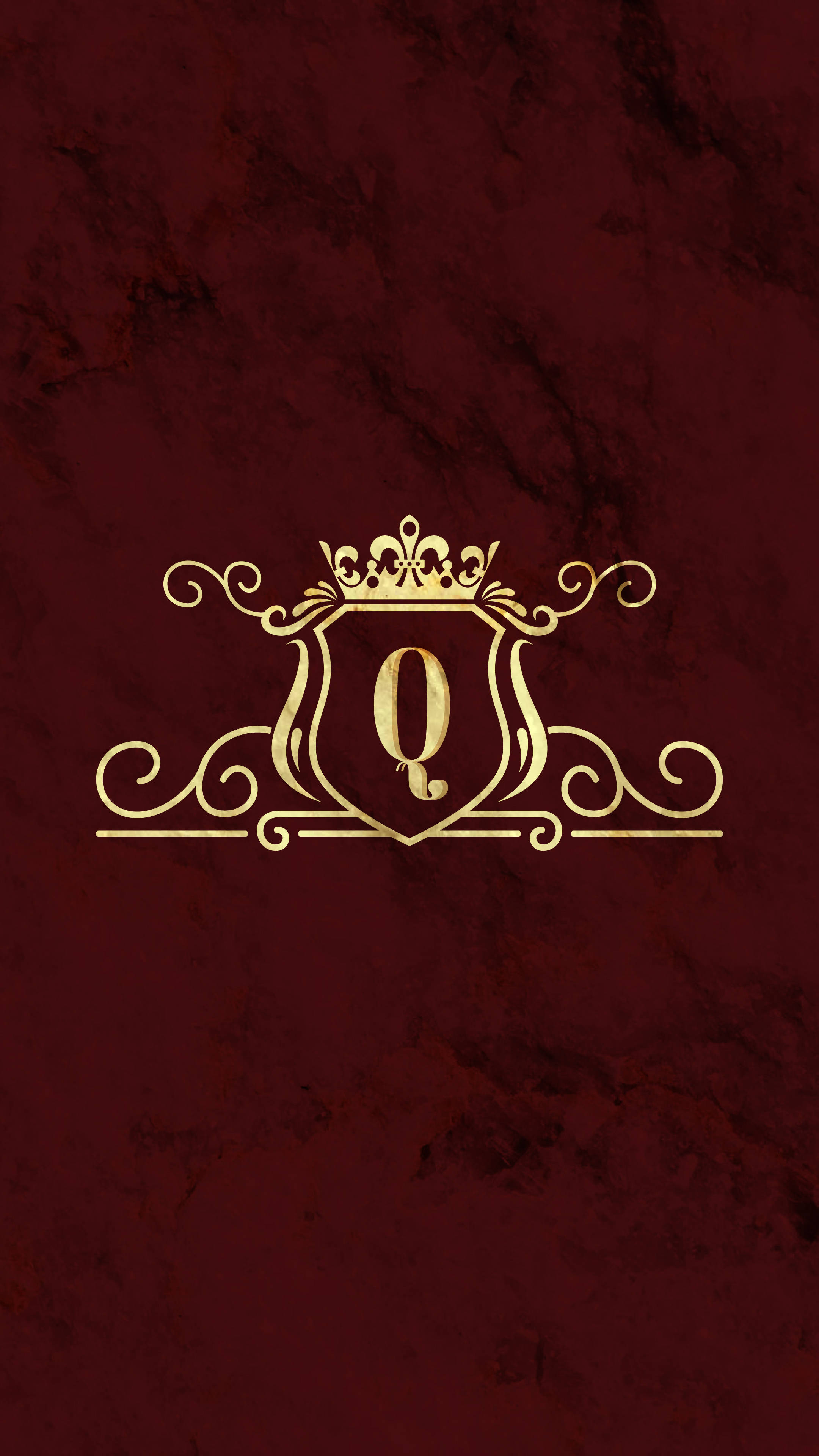 Gold And Red King And Queen Background