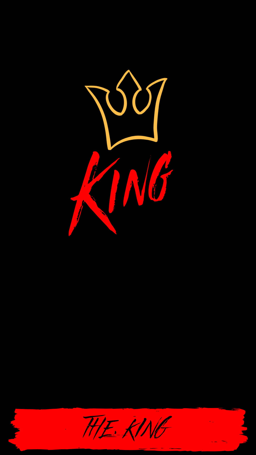 Gold And Red King Iphone Background