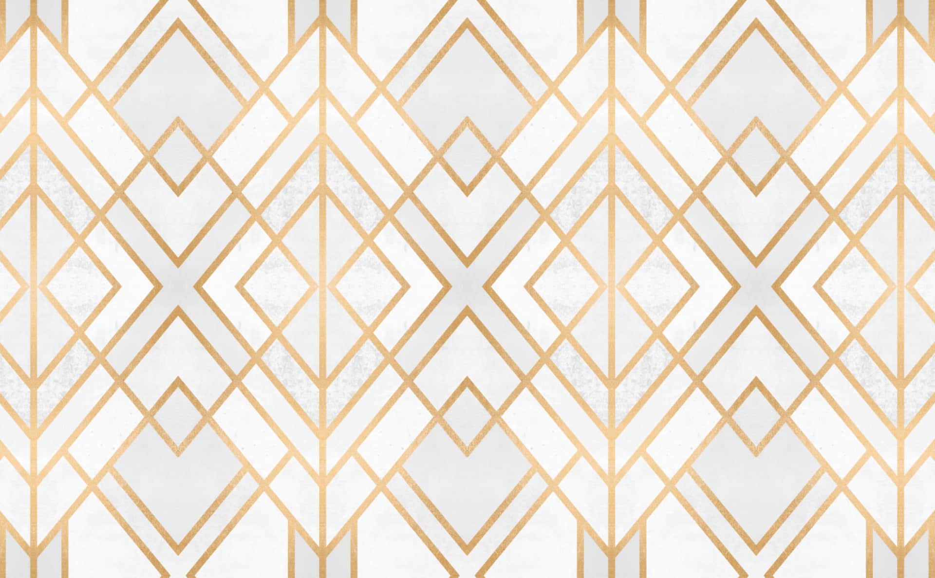 Gold And White Geometric Pattern Background
