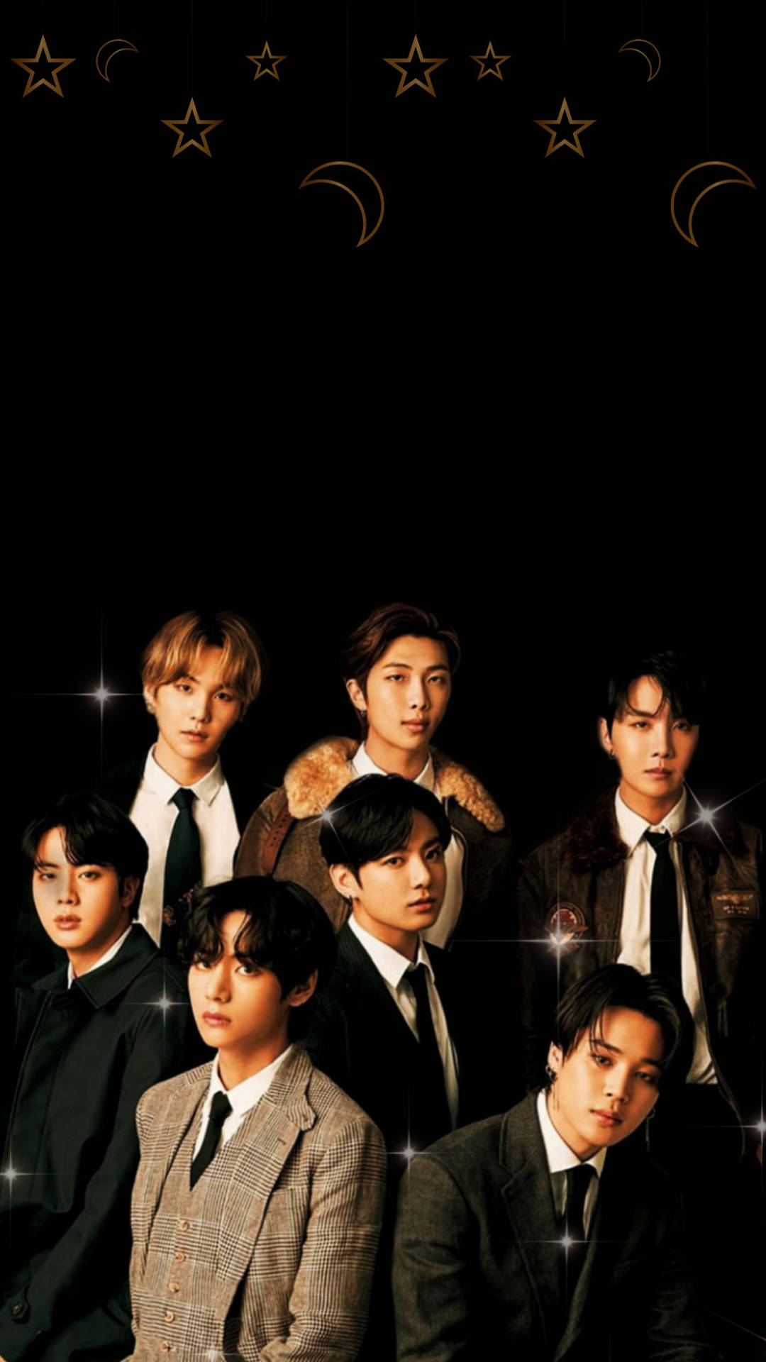 Gold Black Formal Lockscreen Bts Background