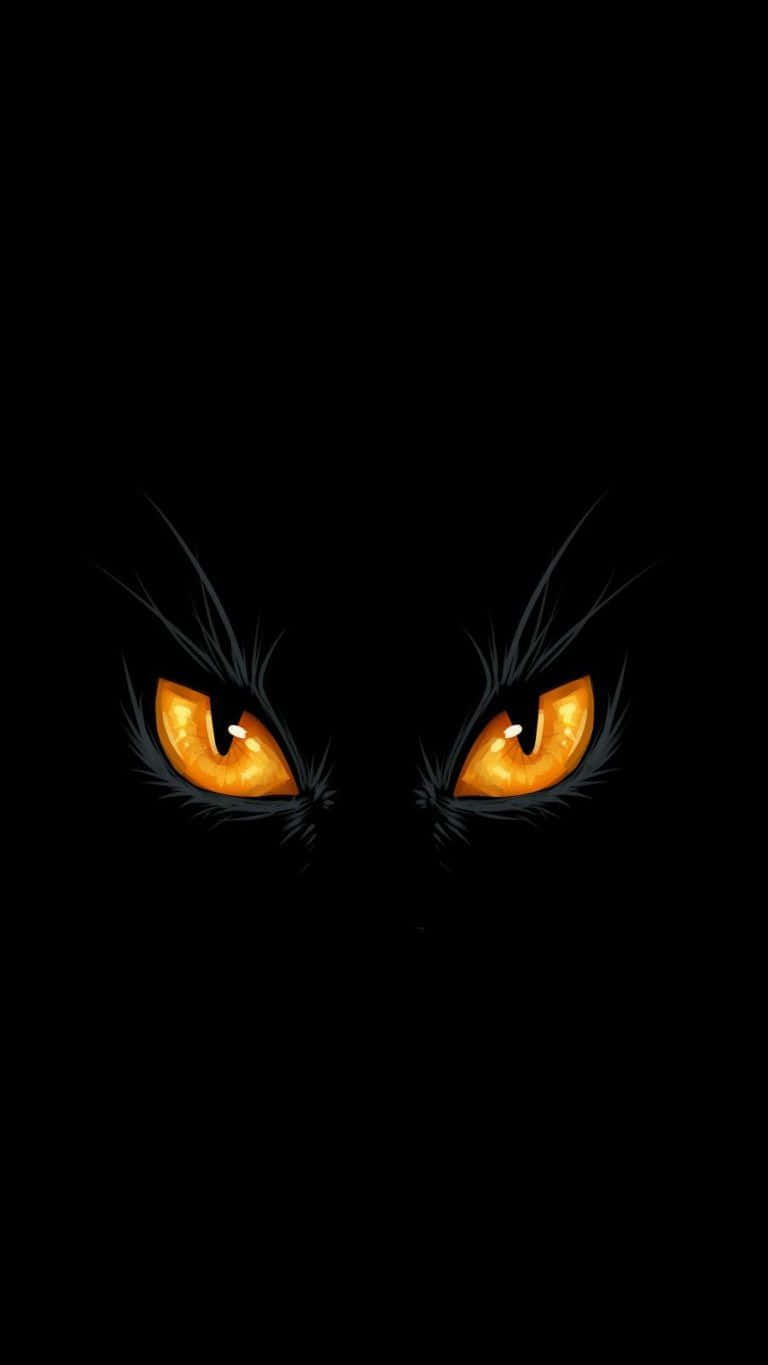 Gold Cat Eyes Graphic Art