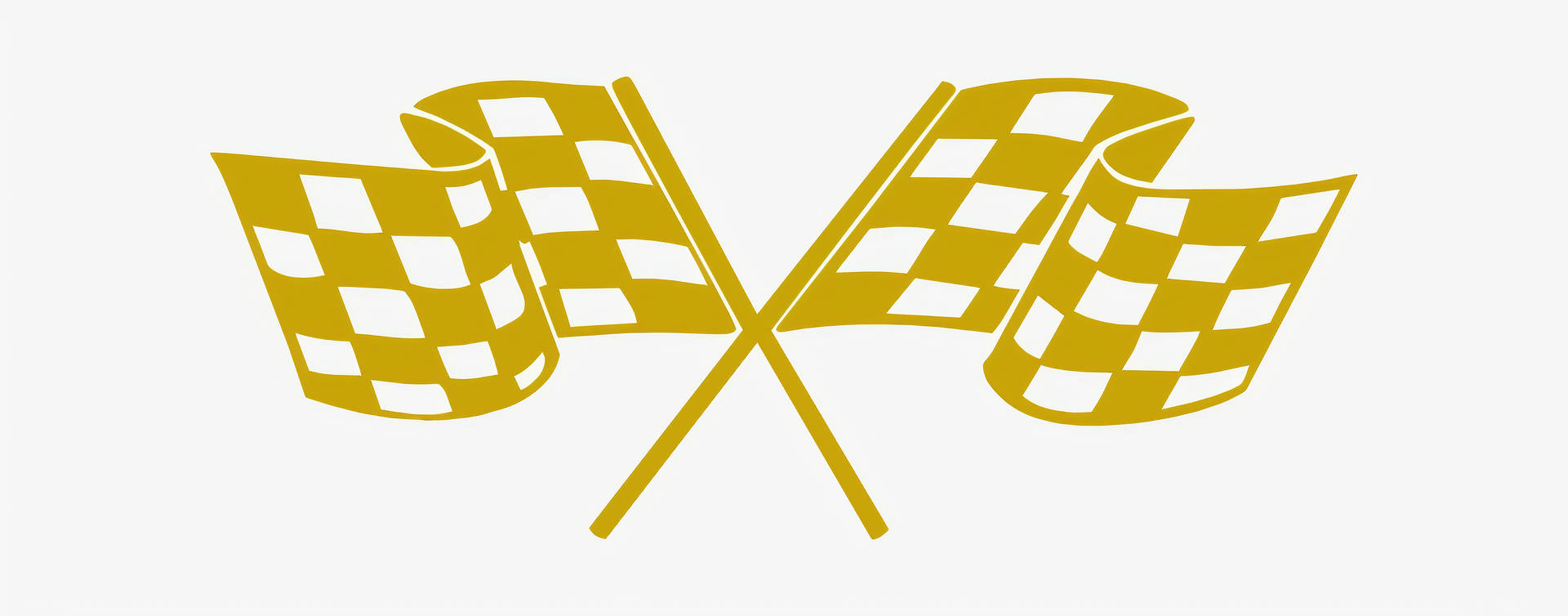 Gold Checkered Flags Background