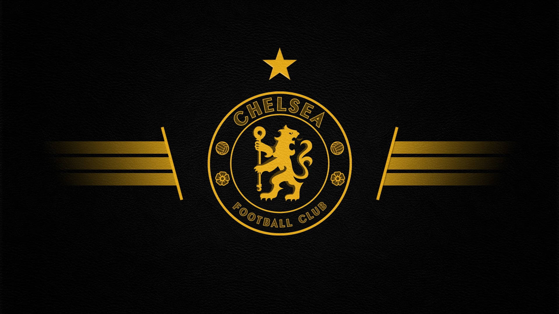 Gold Chelsea Fc Logo Background