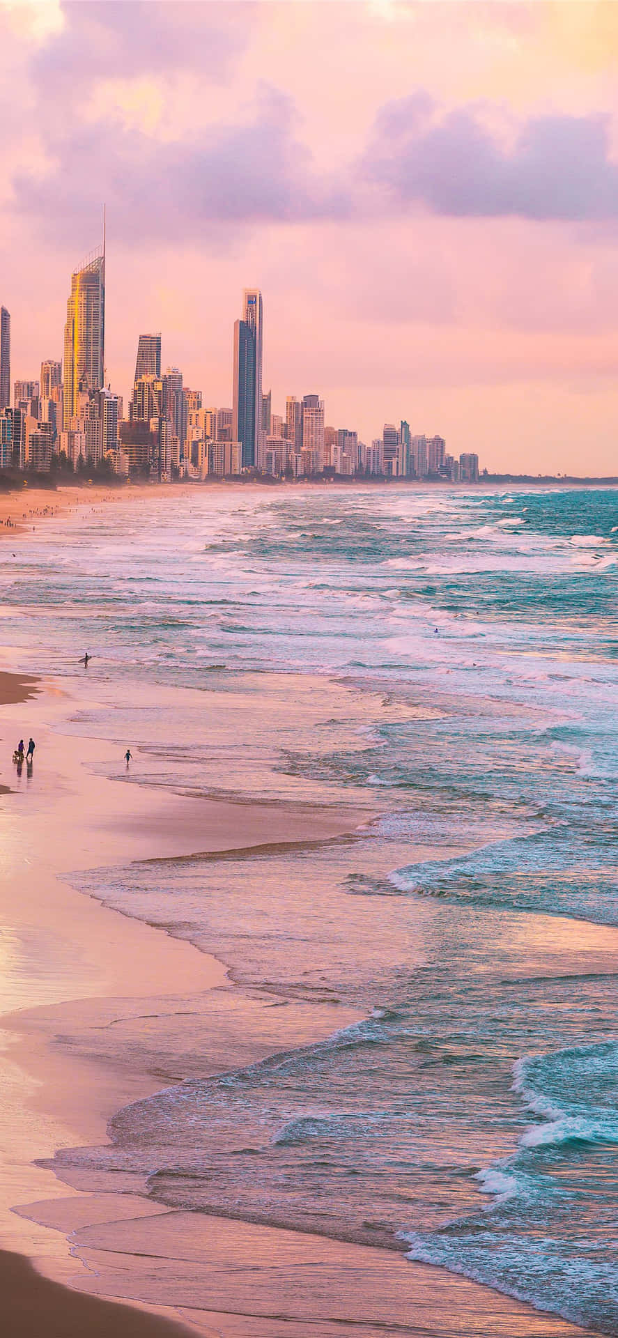 Gold Coast Beach Background