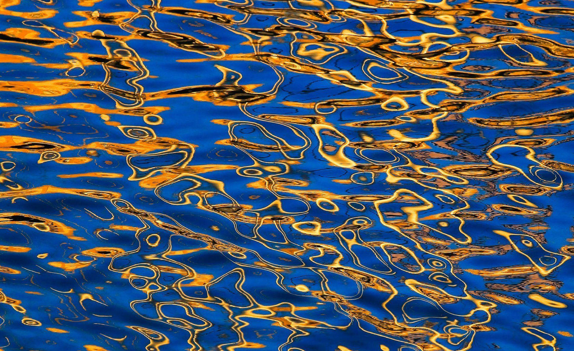 Gold-colored Rippling Effect Background