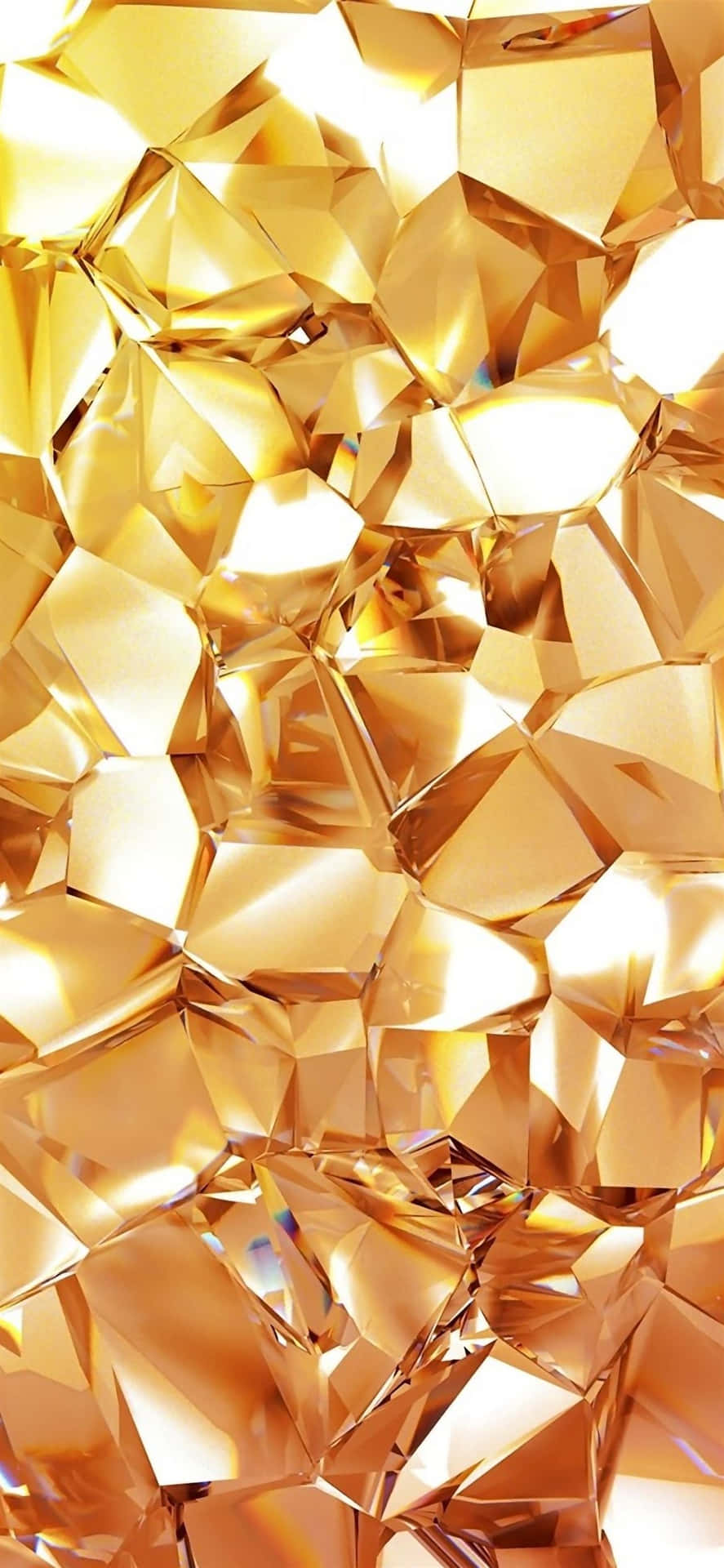 Gold Diamond Aesthetic Background