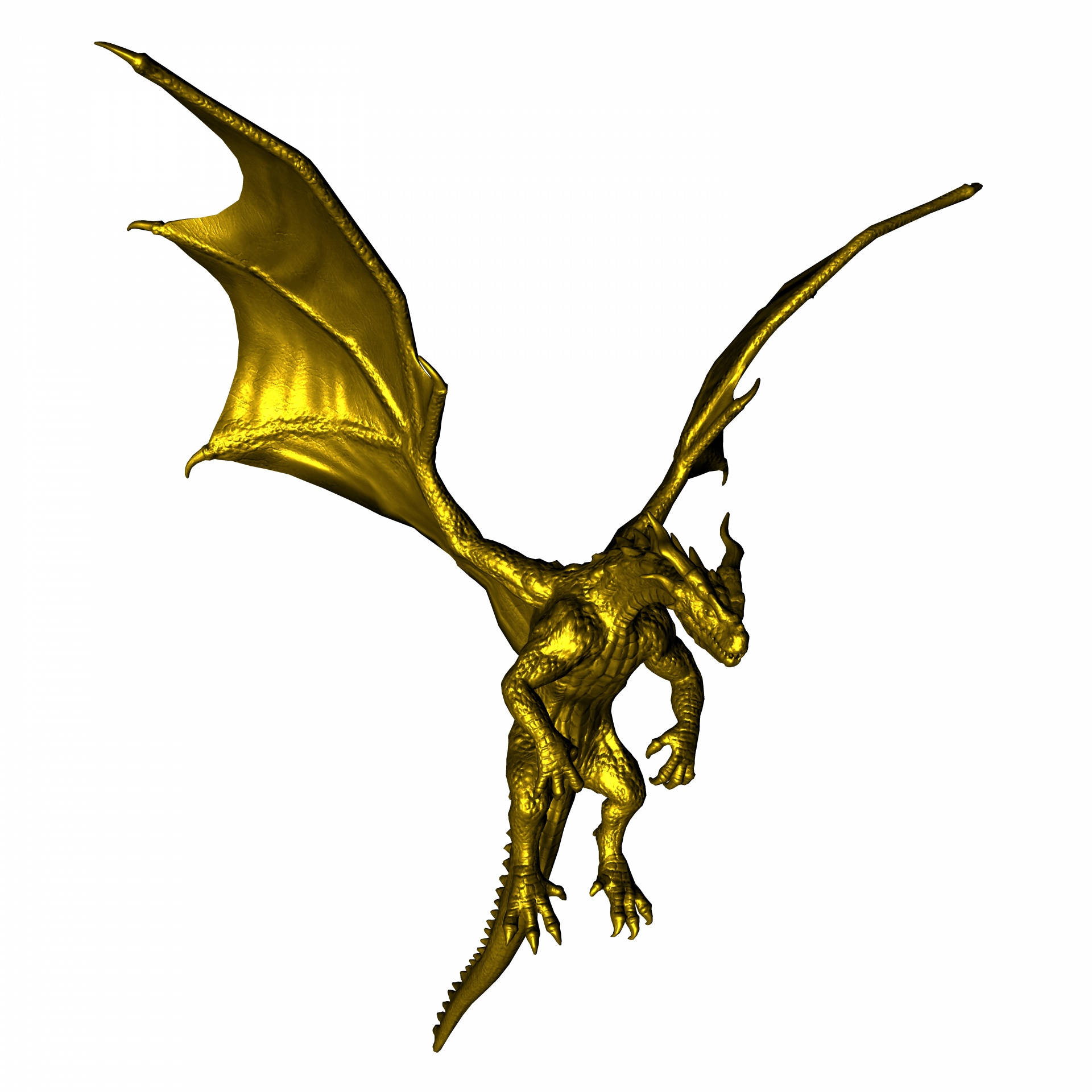 Gold Dragon Wings Background