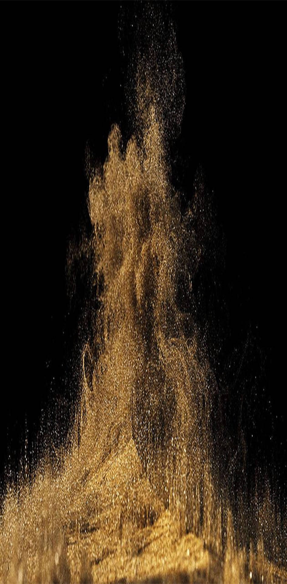 Gold Dust Explosion Background