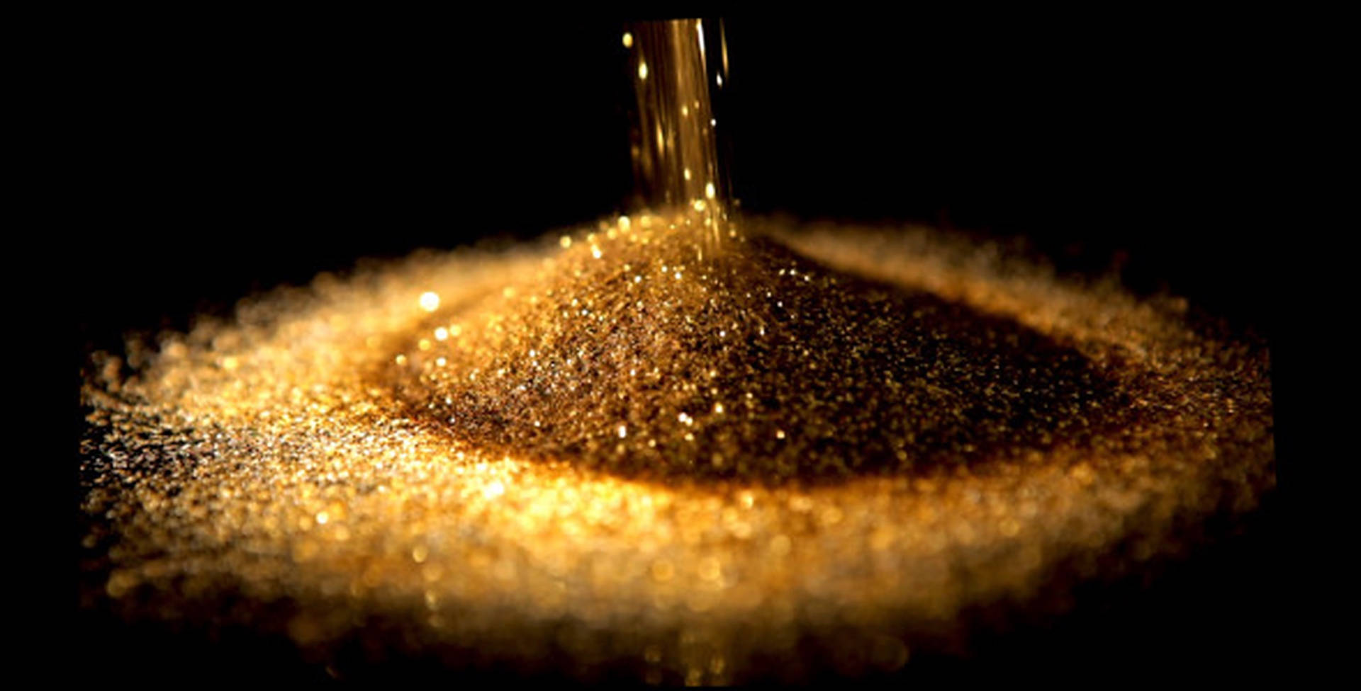 Gold Dust Pile Background