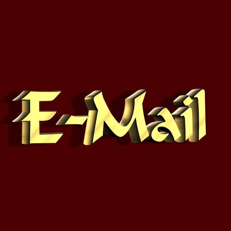 Gold Email Text
