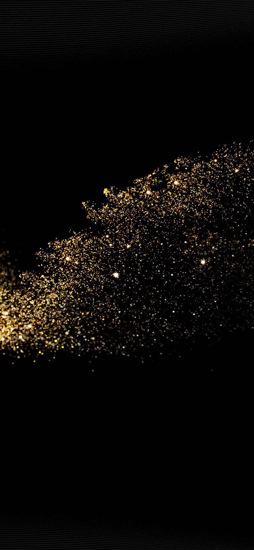 Gold Glitter Cute Dark Girly Background