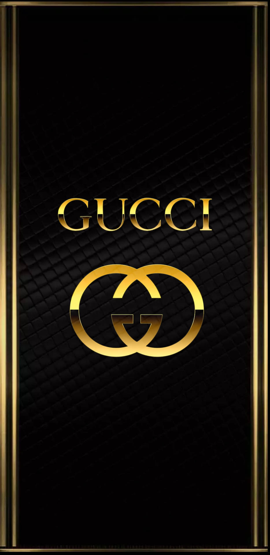 Gold Gucci Iphone Background