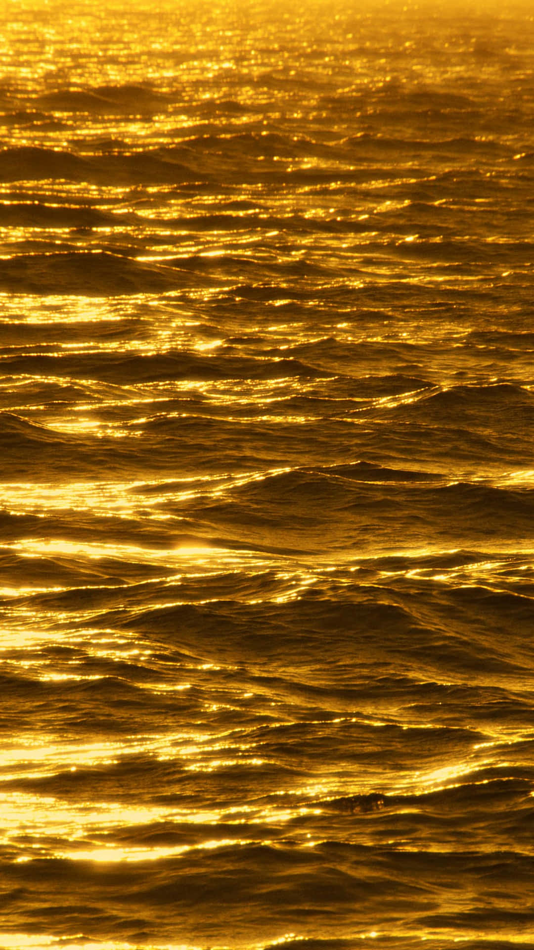 Gold Iphone Sea Water Sunlight Background
