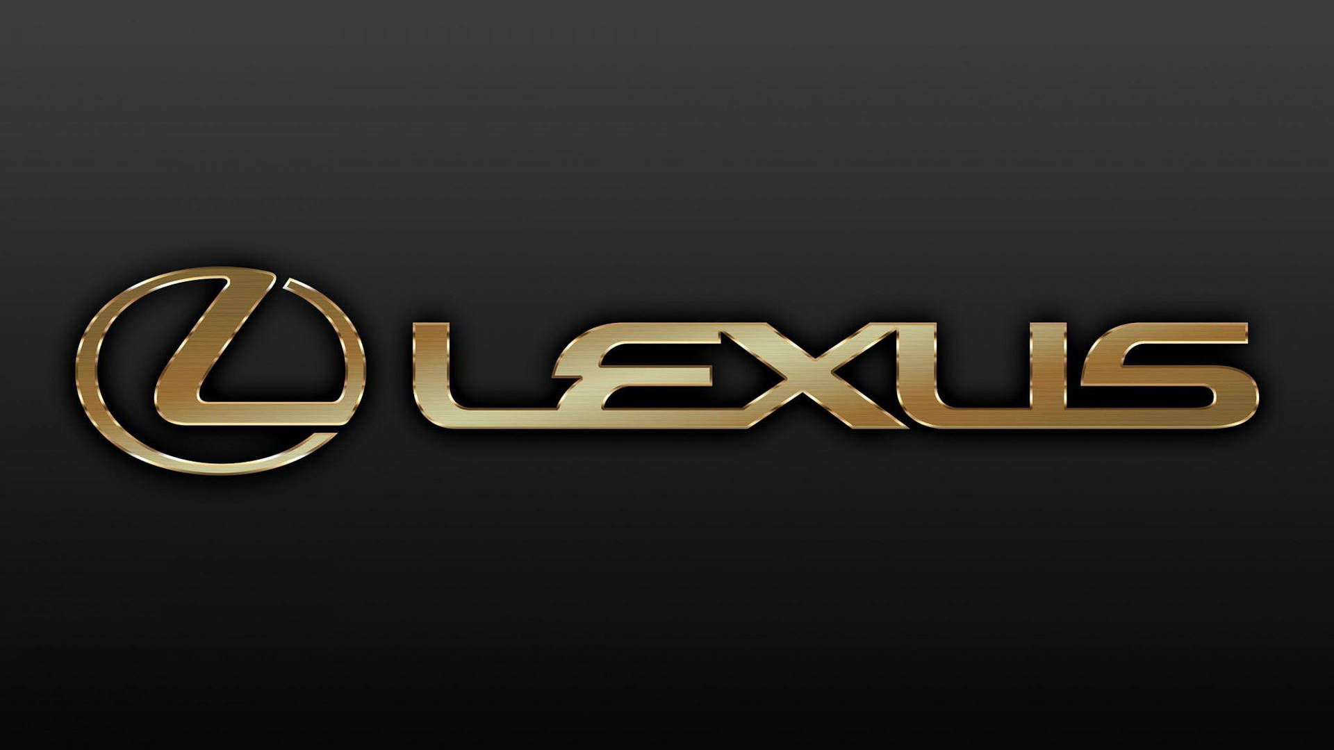 Gold Lexus Logo Background