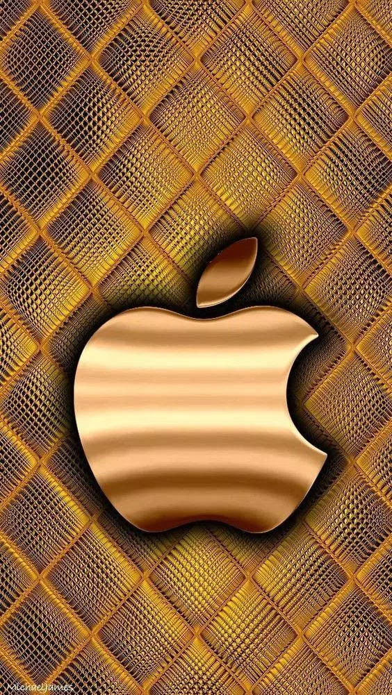 Gold Logo Iphone Stock Background