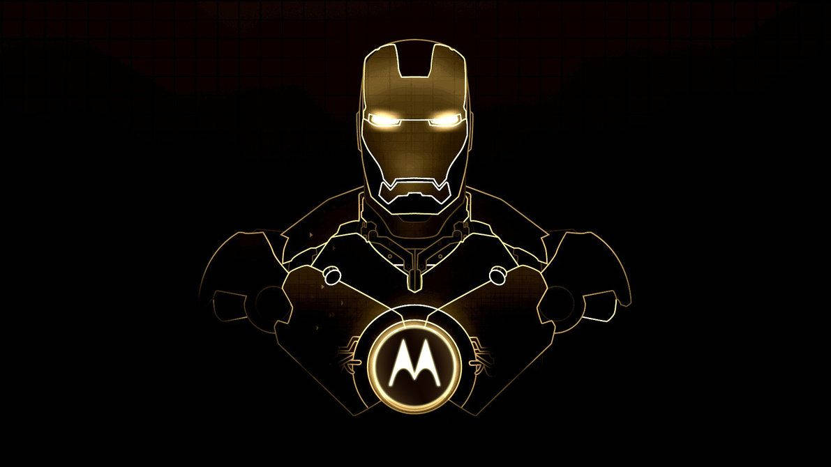Gold Motorola Iron Man