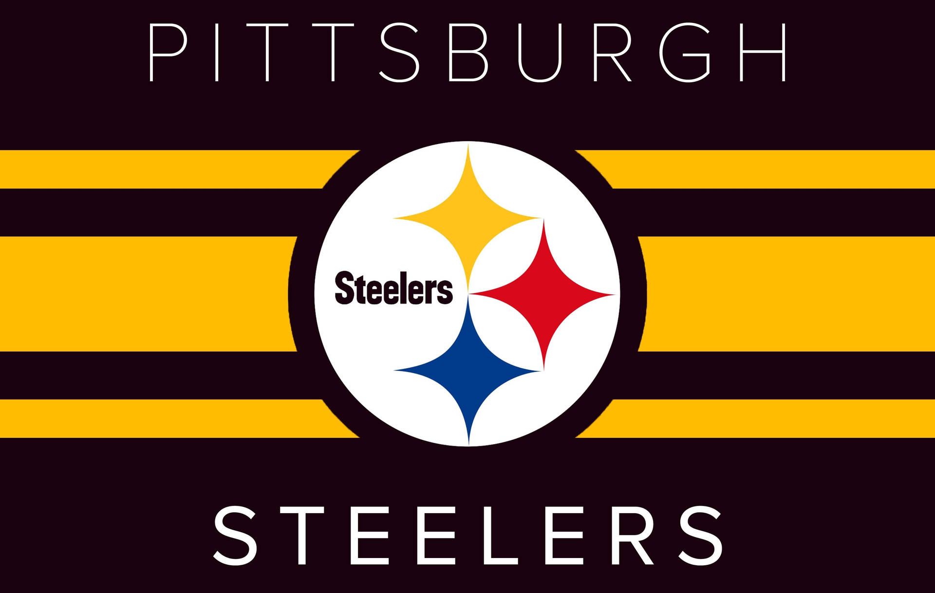 Gold Stripes Pittsburgh Steelers Background