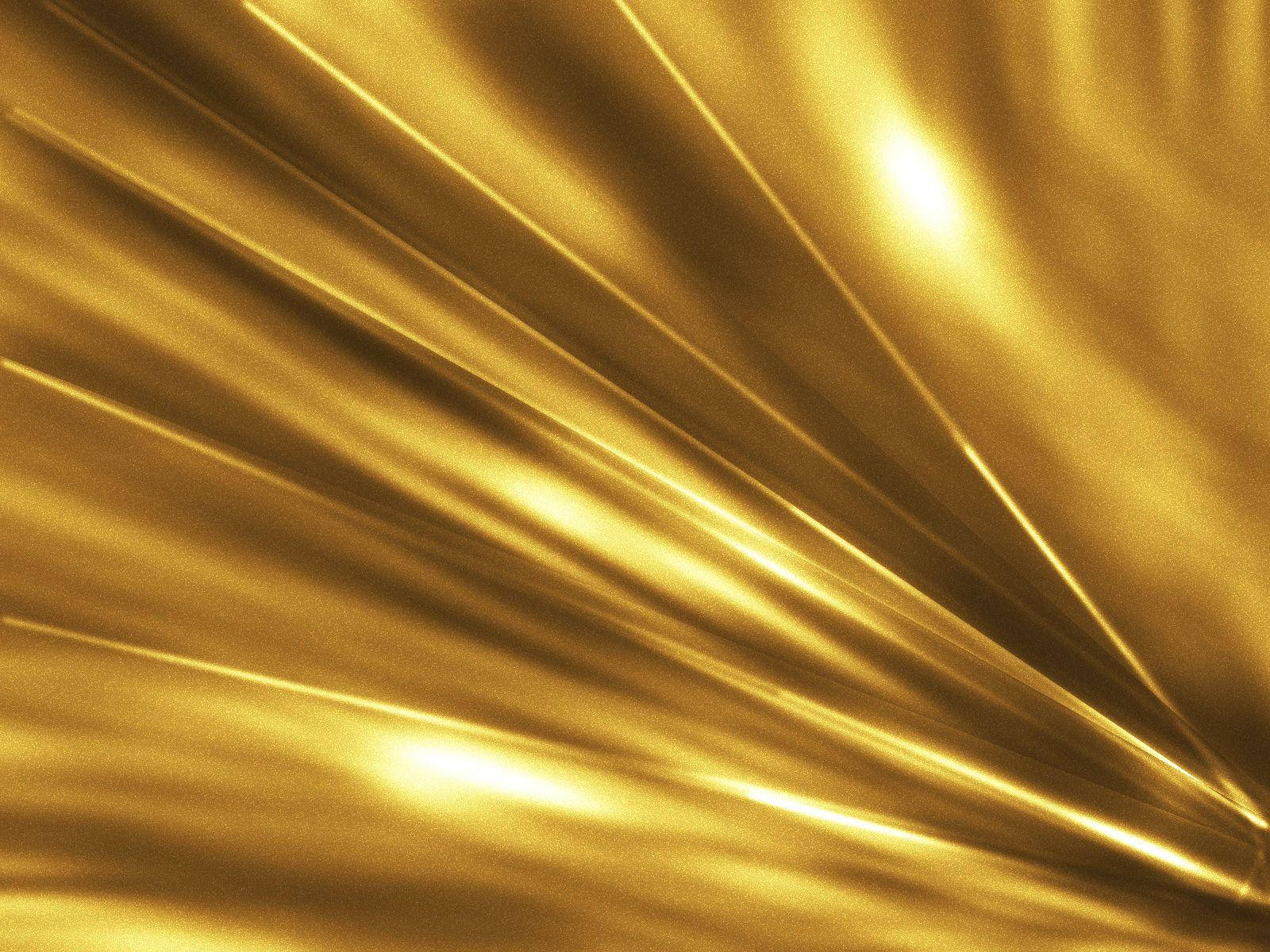 Gold Texture In Satin Background