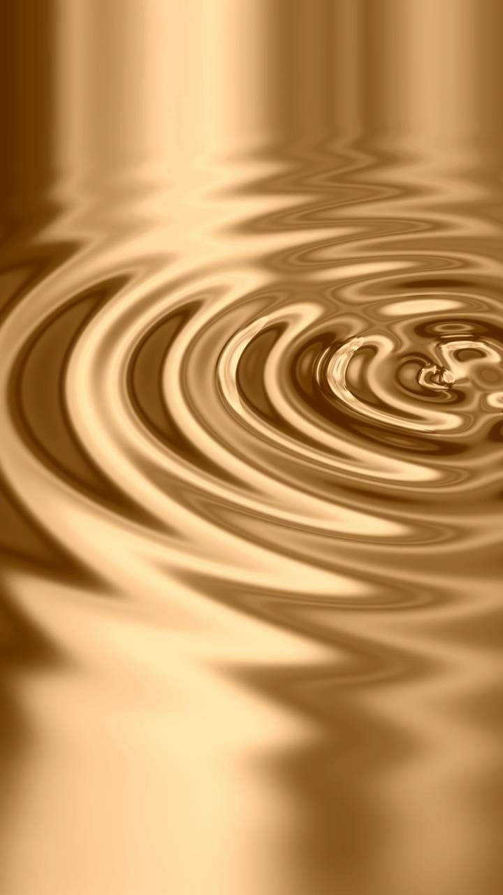 Gold Texture Ripples Background