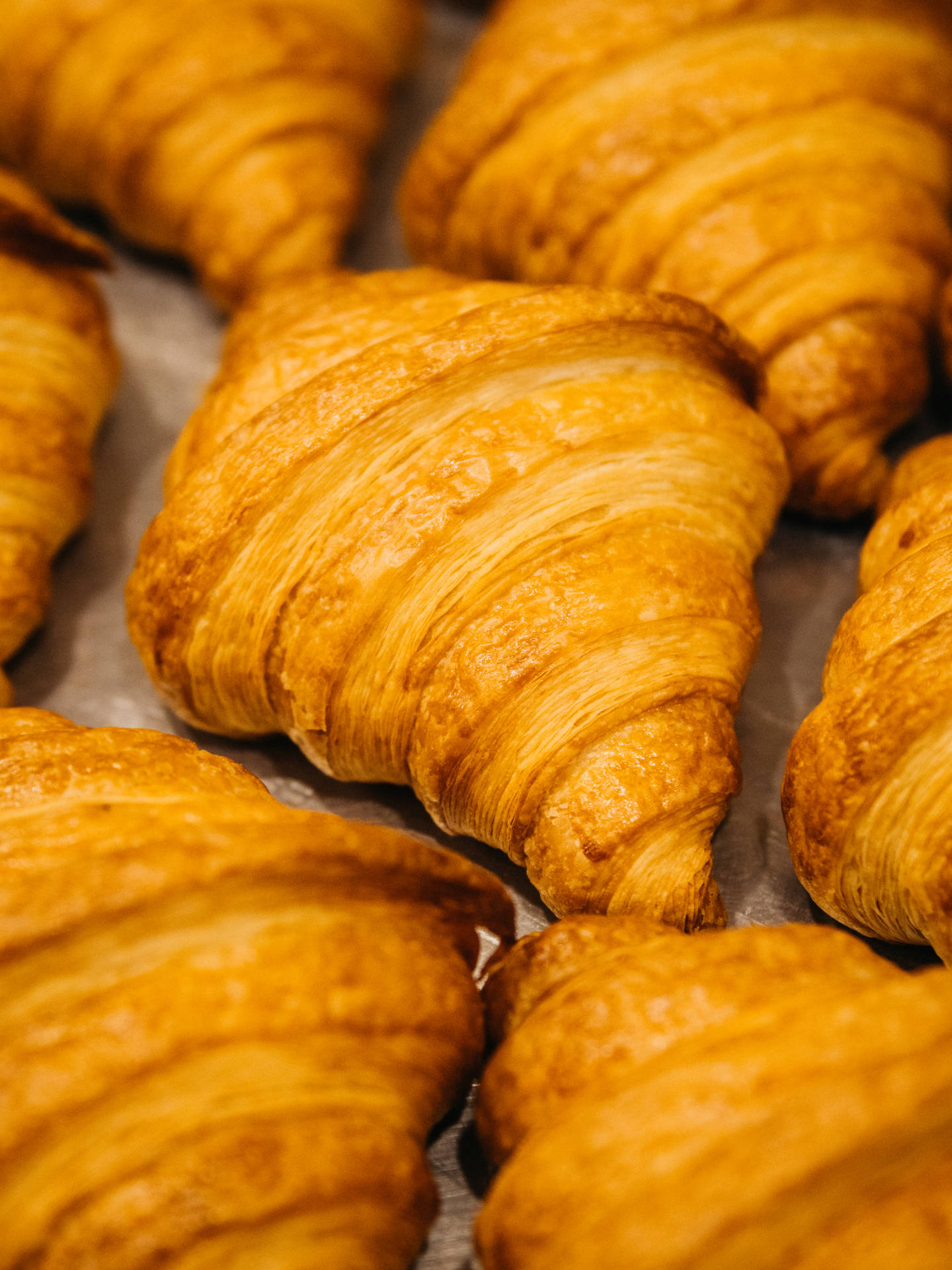 Gold-toasted Croissant Pastries