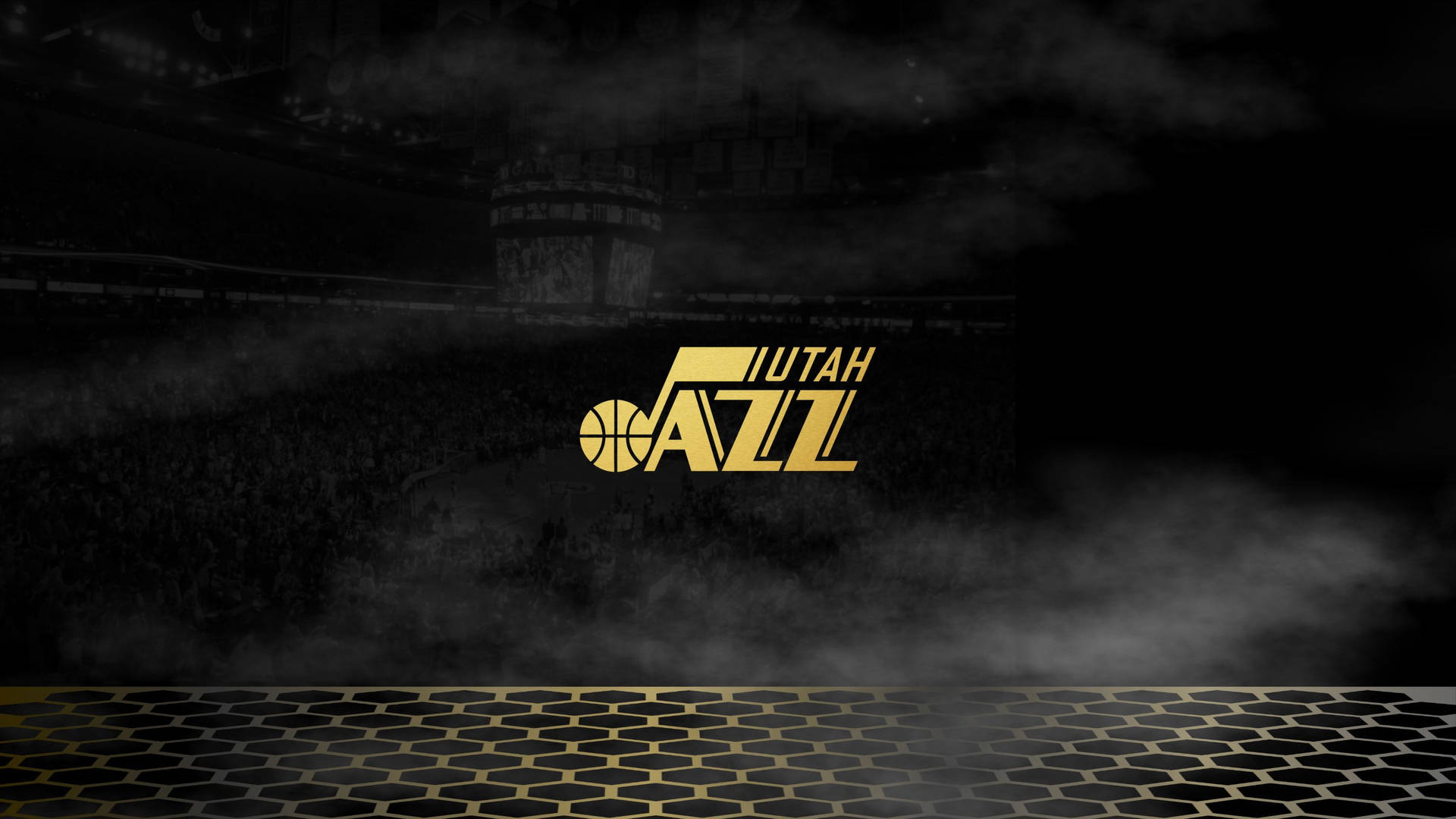 Gold Utah Jazz Logo