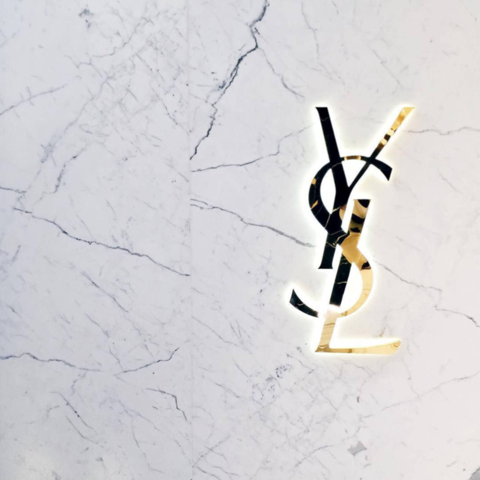 Gold Ysl At Marble