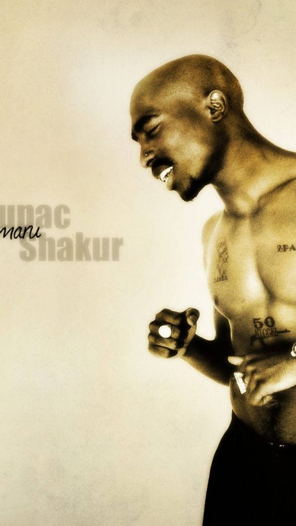 Golden 2pac Tupac Shakur Background