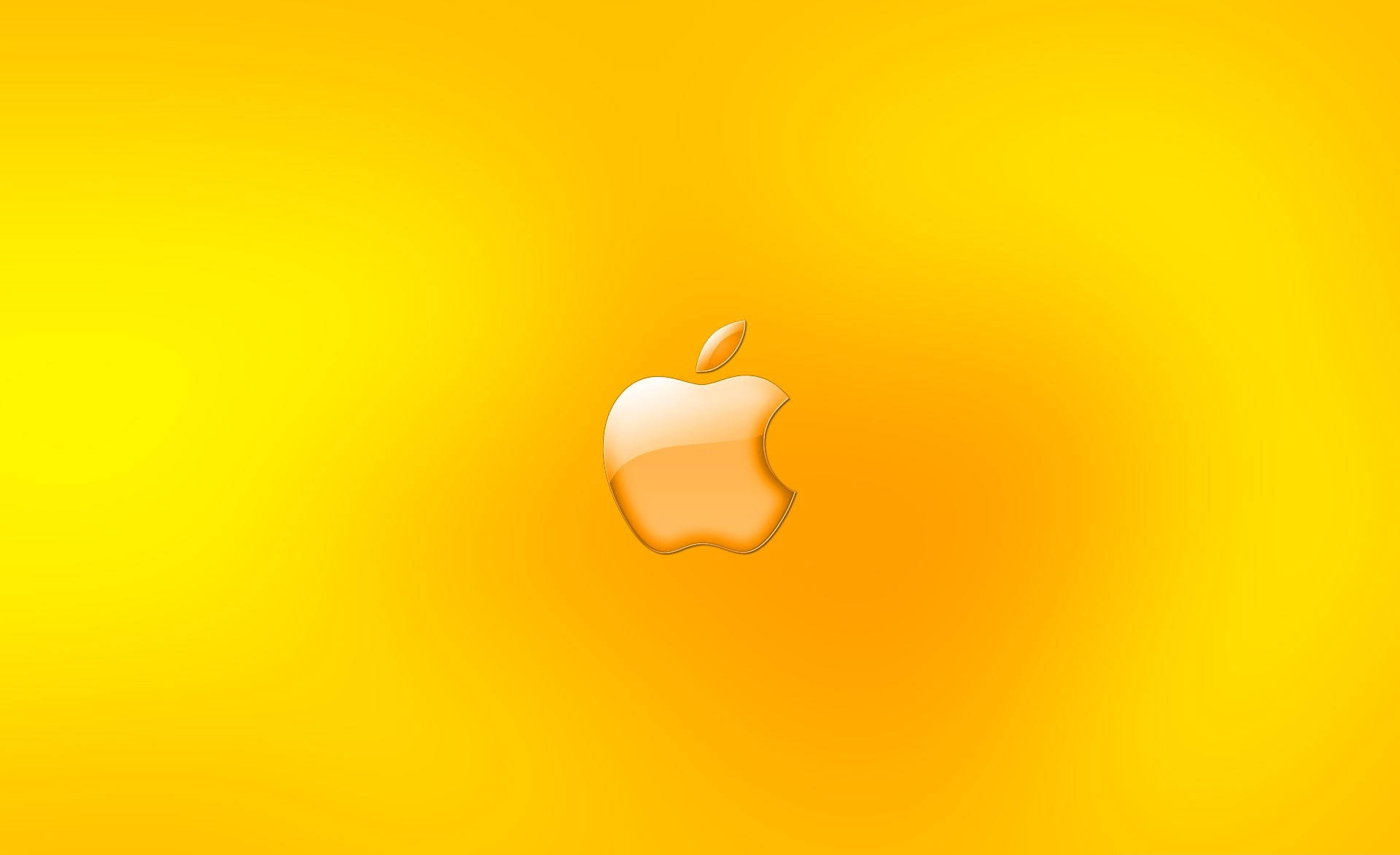 Golden Apple Logo Background