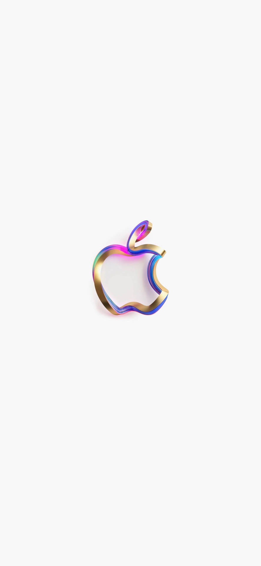 Golden Apple Logo Iphone Background