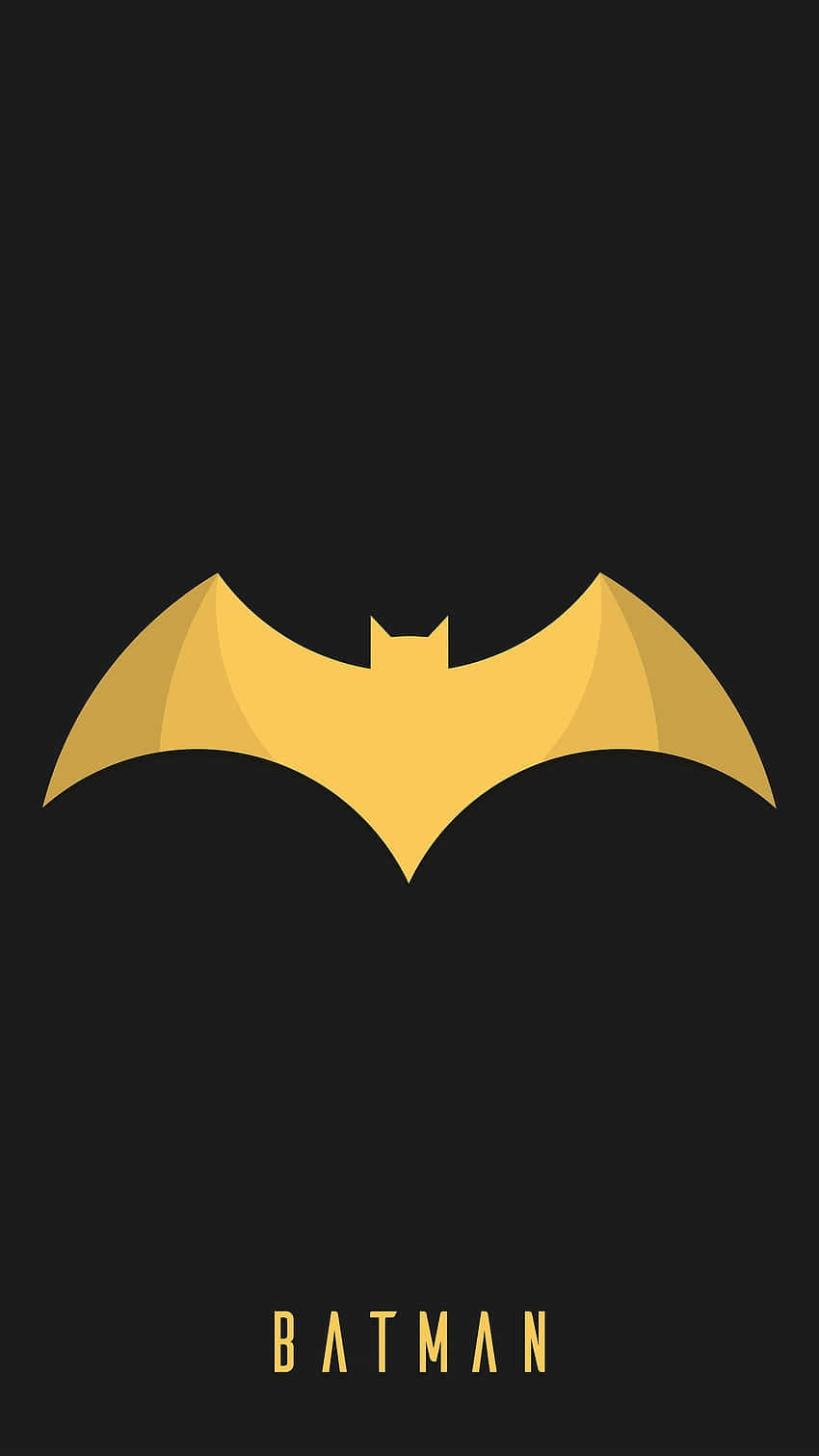 Golden_ Batman_ Symbol_on_ Black_ Background Background