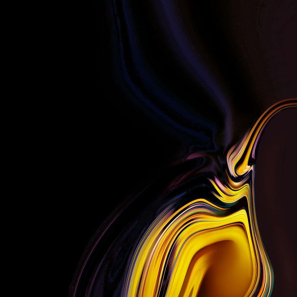 Golden Black Galaxy Note 4 Background