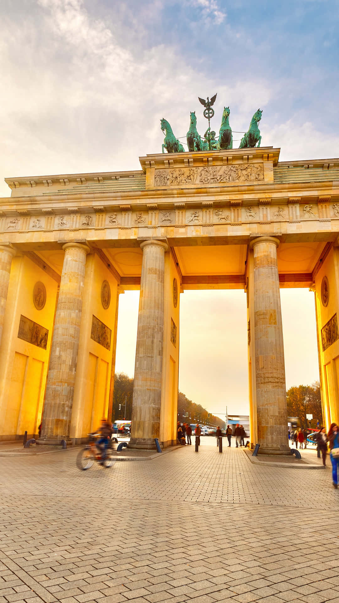 Golden Brandenburg Gate Quadriga