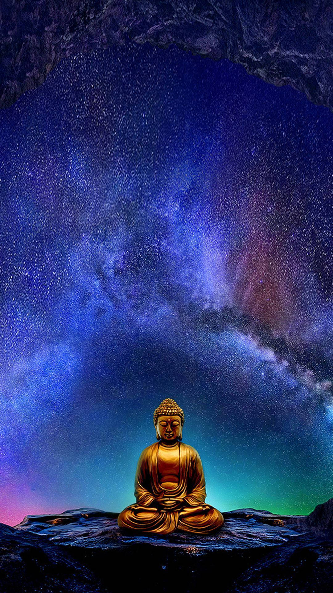 Golden Buddha Chakra In Auora