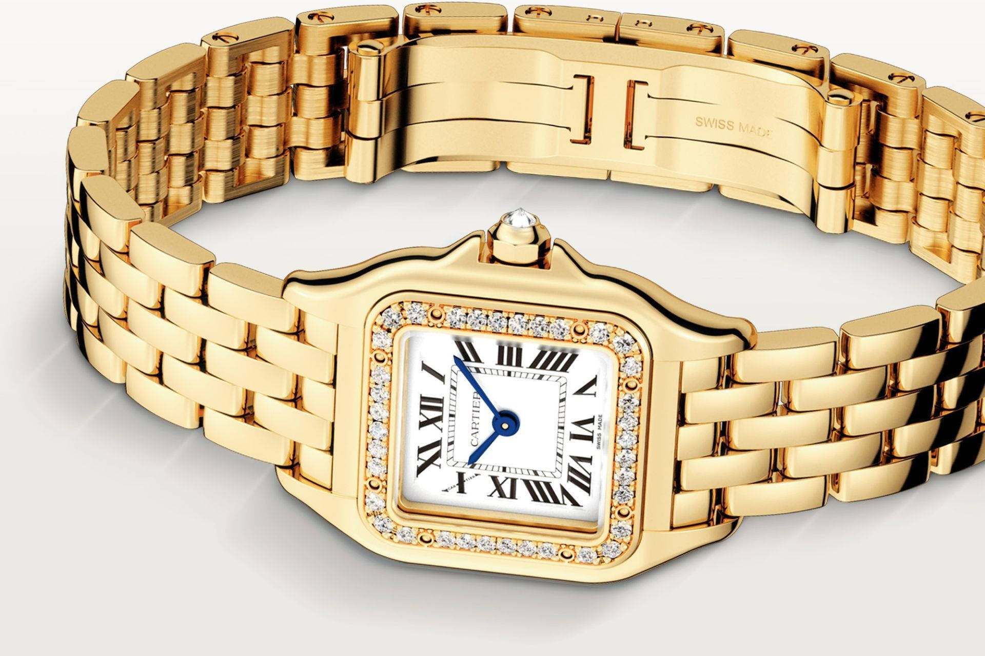 Golden Cartier Watch