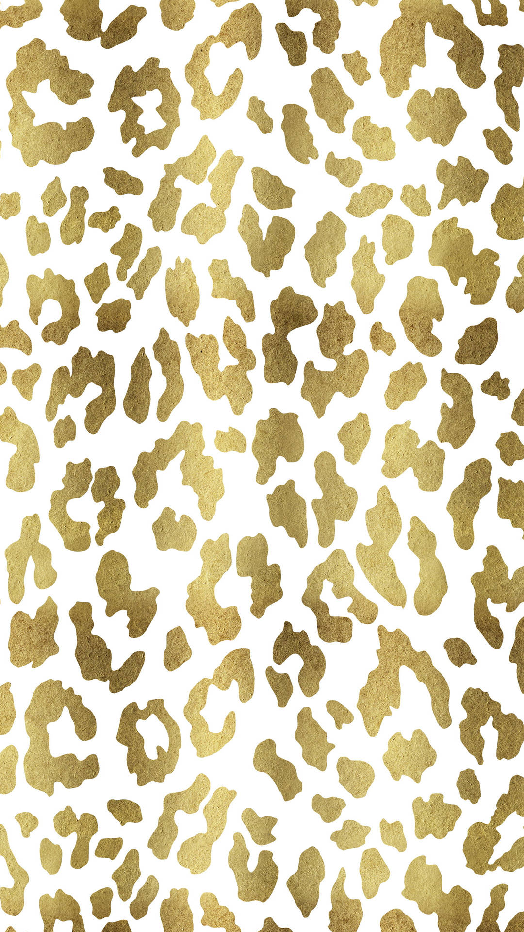 Golden Cheetah Print Background