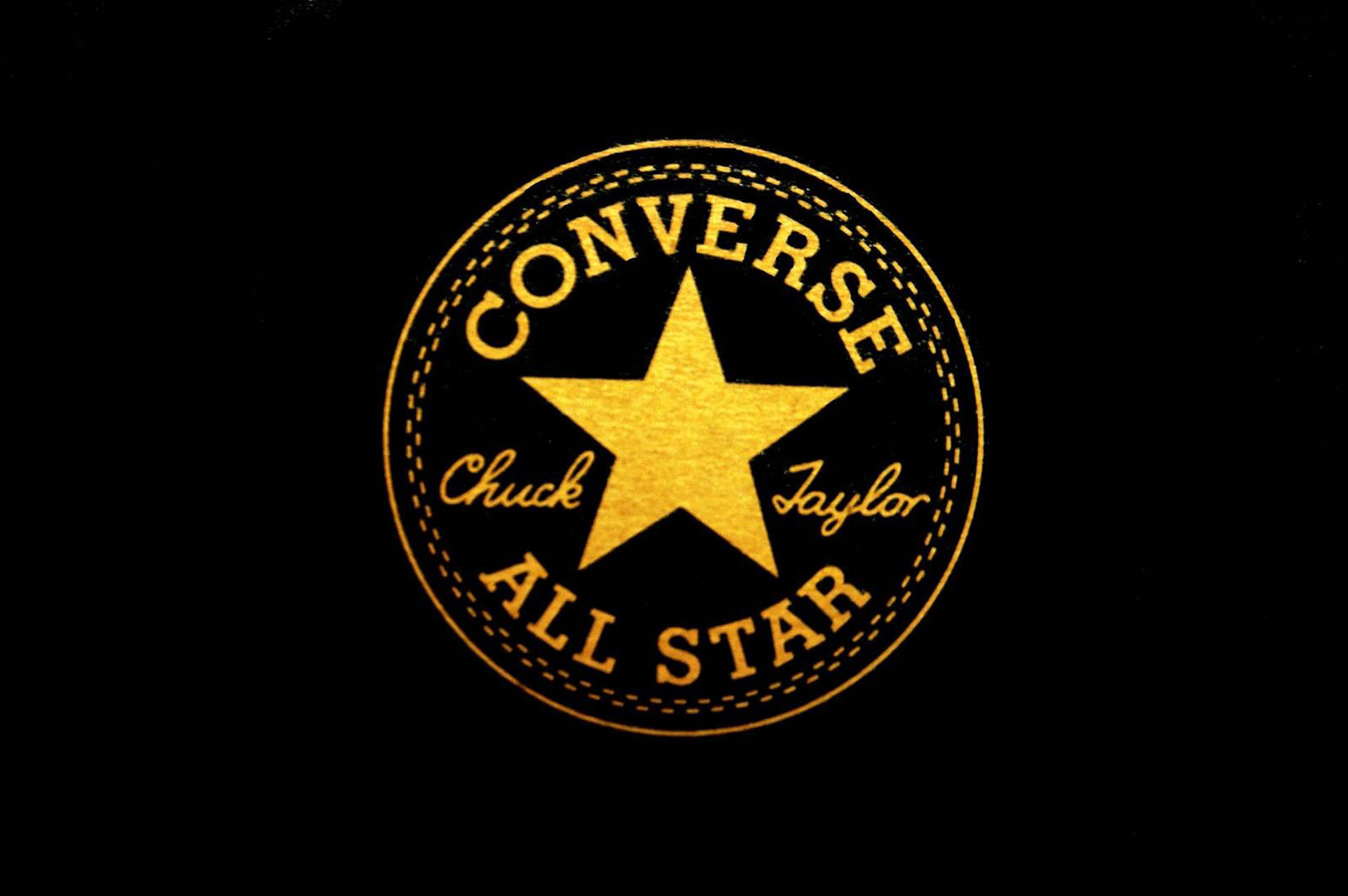 Golden Converse Logo Background