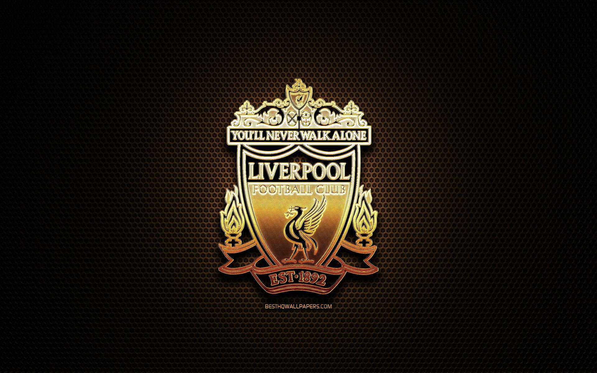 Golden Crest Of Liverpool 4k Image Background