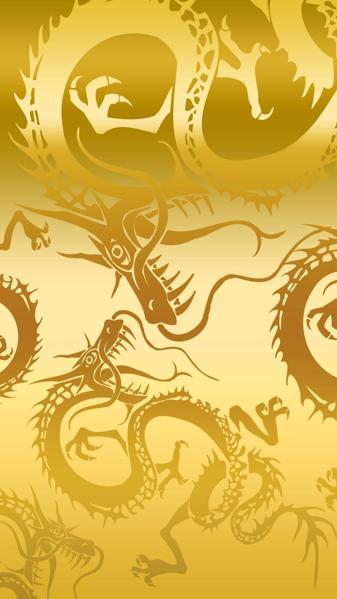 Golden Dragon Vector Art Background