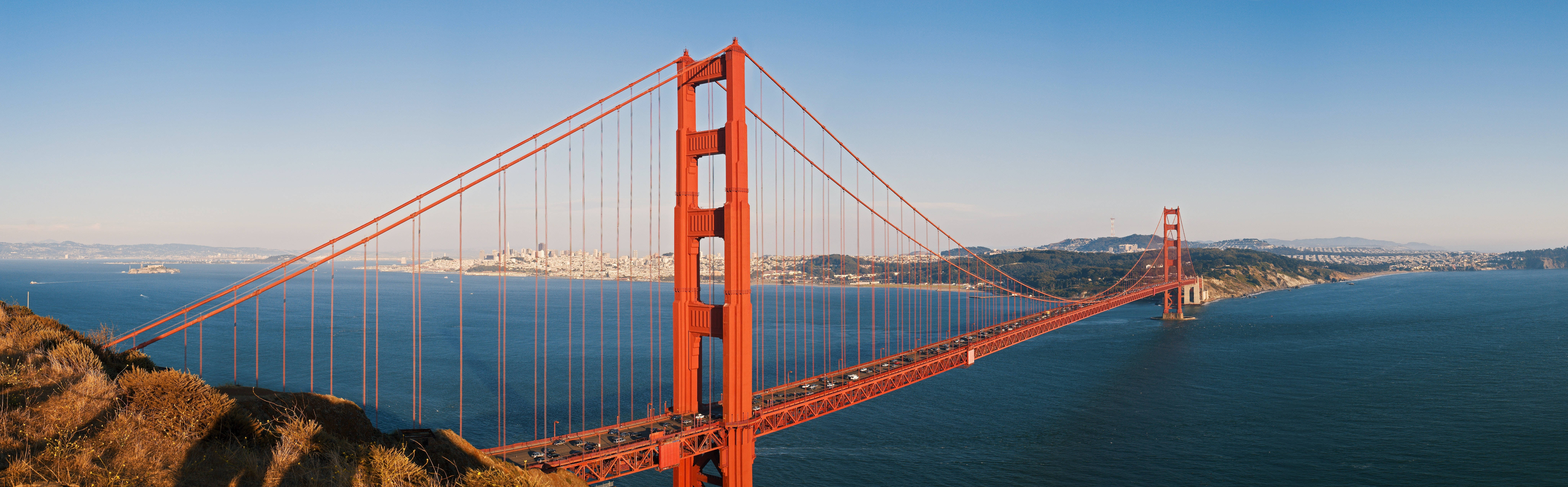 Golden Gate Bridge Photo Banner Background