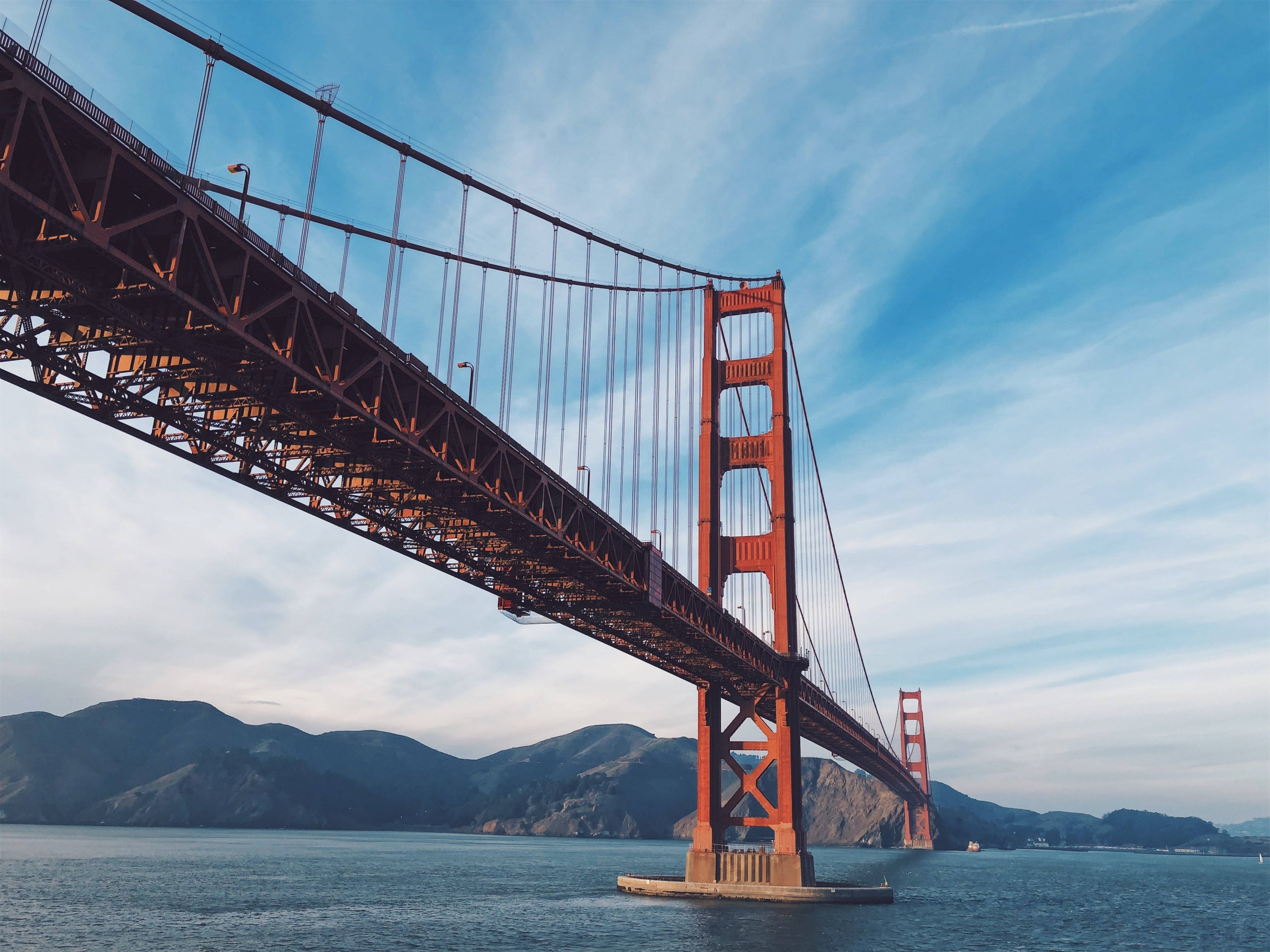 Golden Gate Bridge San Francisco 4k Skyline Background