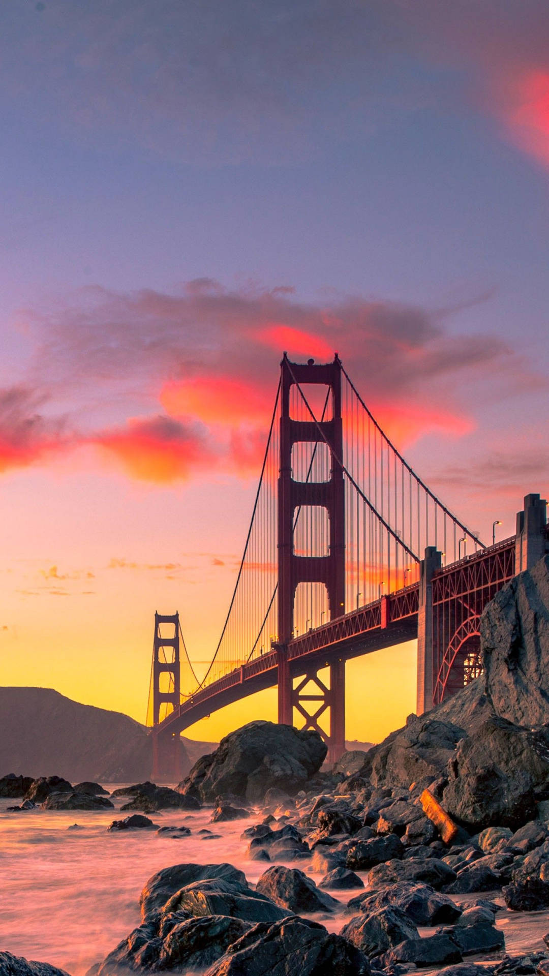 Golden Gate Bridge San Francisco Bay Background