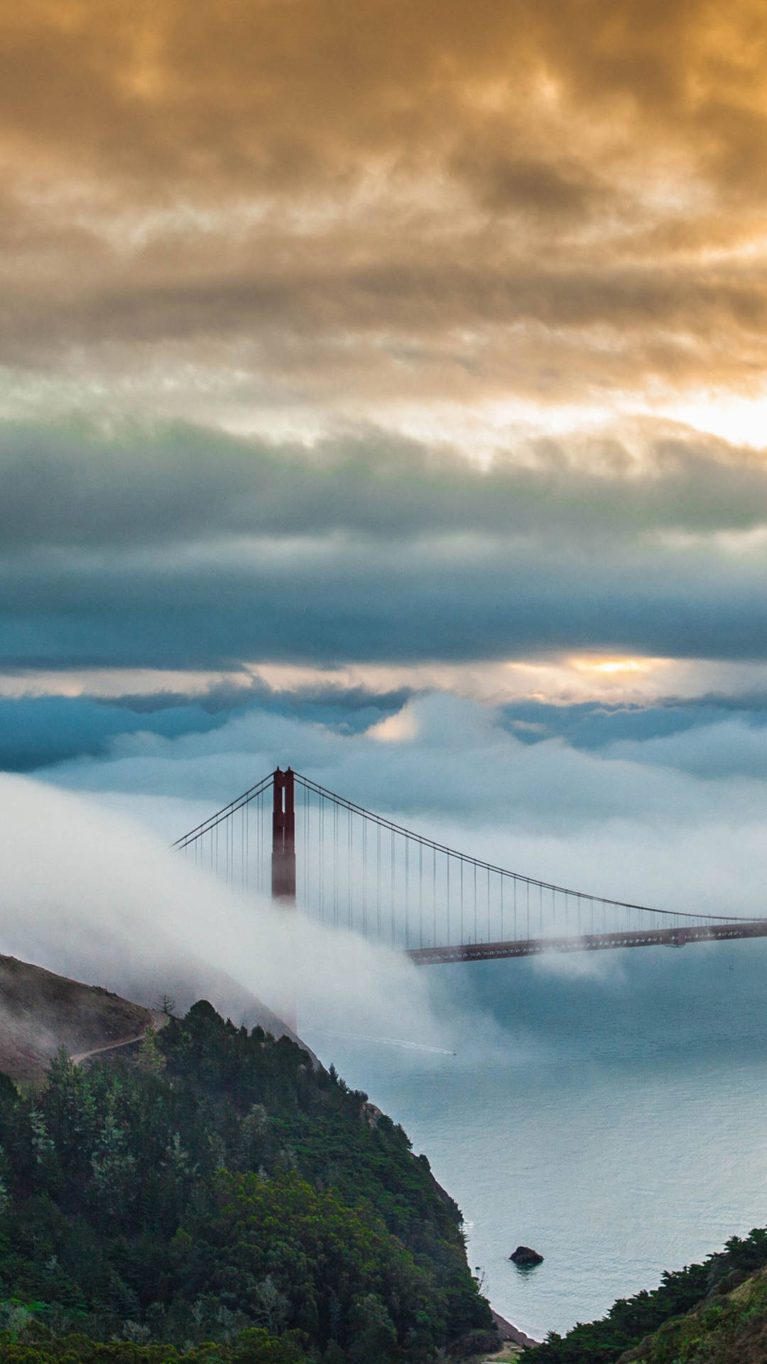 Golden Gate Bridge Sea Of Clouds