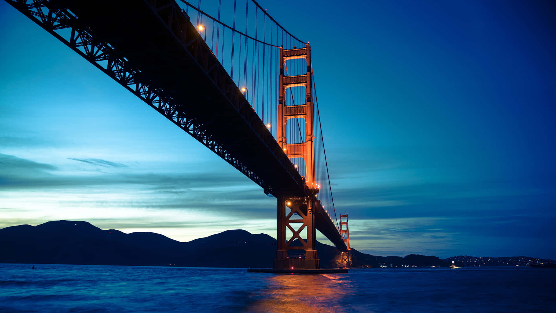 Golden Gate Bridge Twilight4 K Background