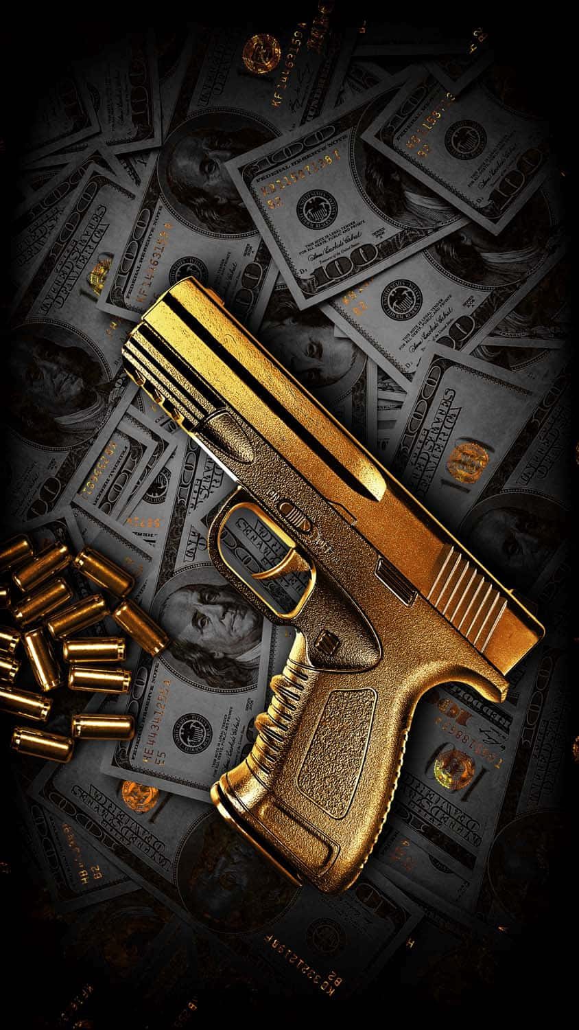 Golden Gun Mafia Iphone Background