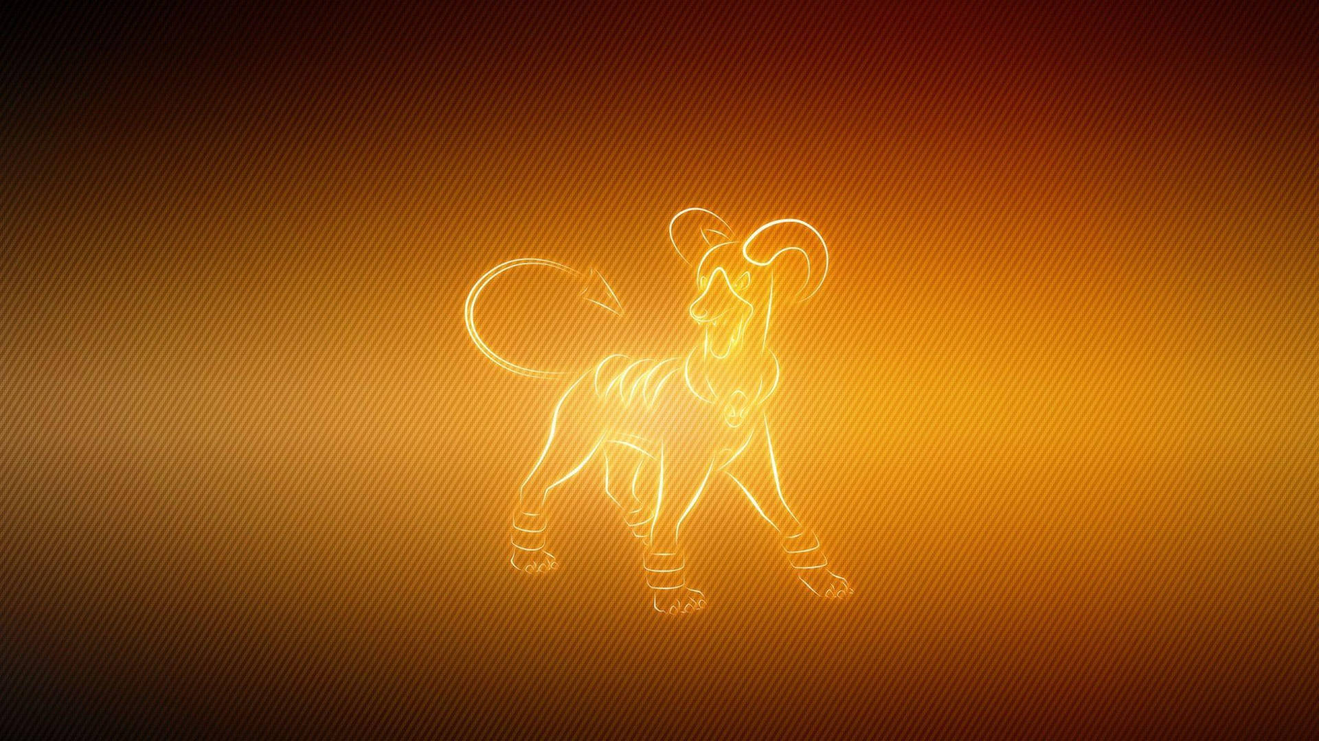 Golden Houndoom Background