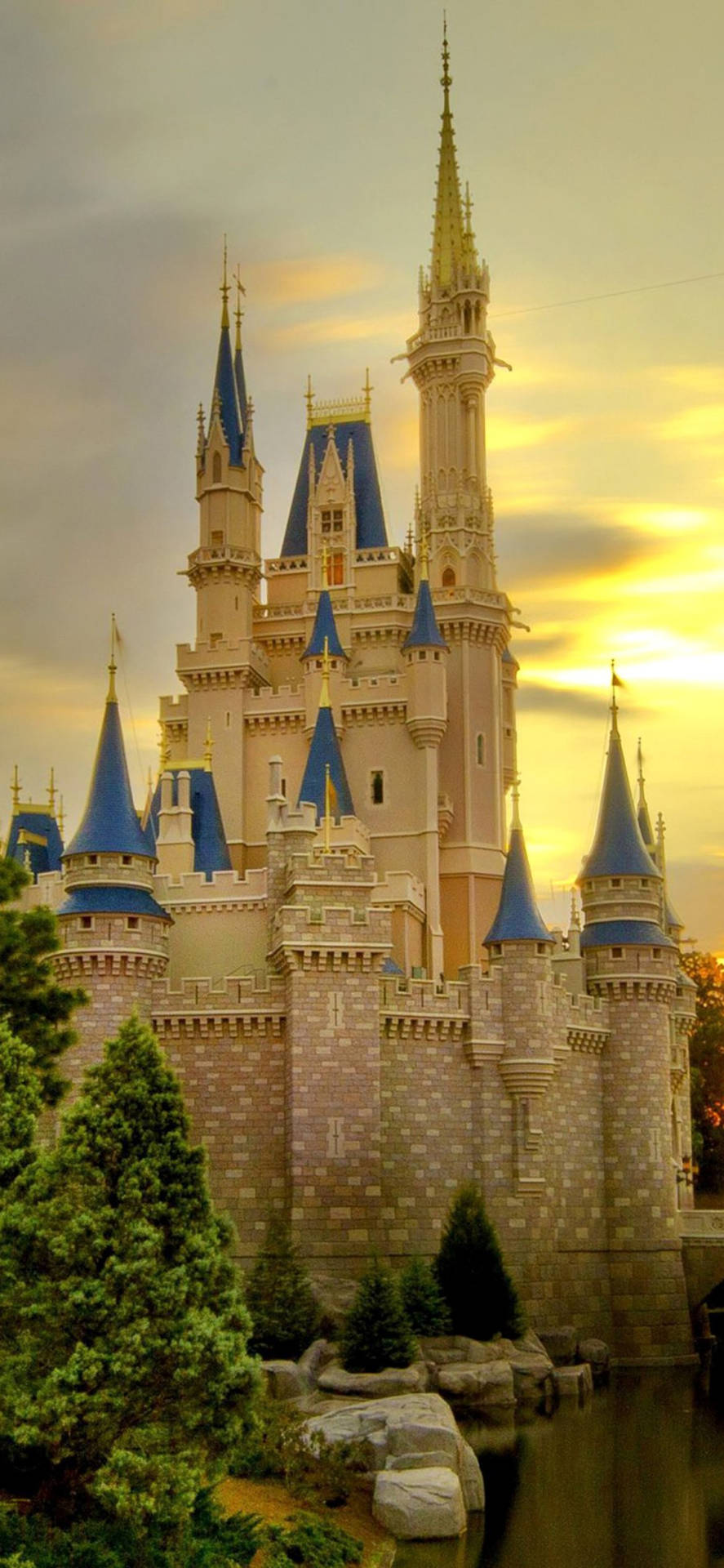 Golden Hour Disney Castle