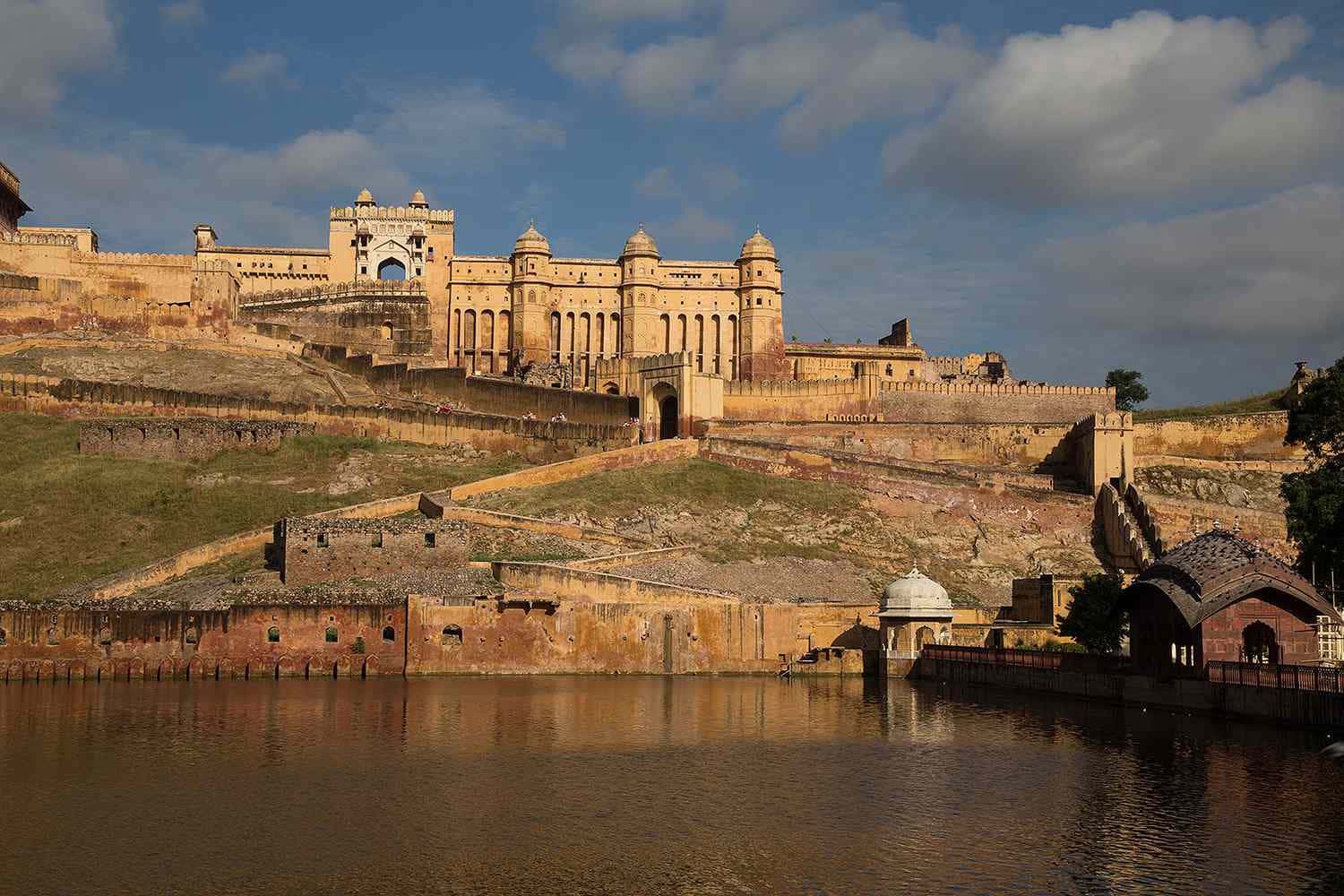 Golden Hour In Amer Fort