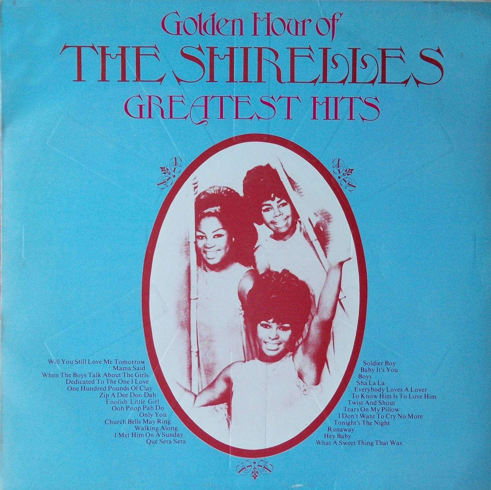 Golden Hour Of The Shirelles Greatest Hits 1973 Album Cover